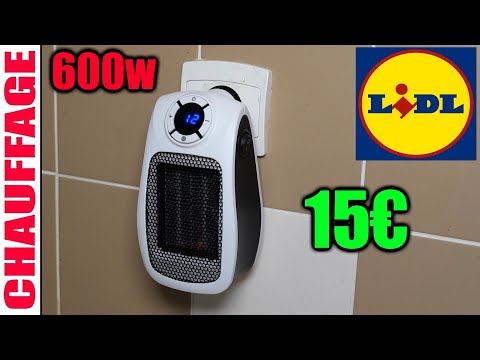 Видео: LIDL керамический тепловентилятор с вилкой SILVERCREST SSH 600 B2 600w ceramic fan heater