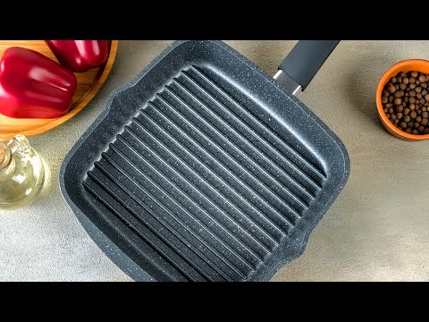 Видео: ОБЗОР сковороды-гриль с антипригарным покрытием Мечта™