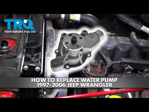Видео: Как заменить водяной насос Jeep Wrangler 1997-2006 годов