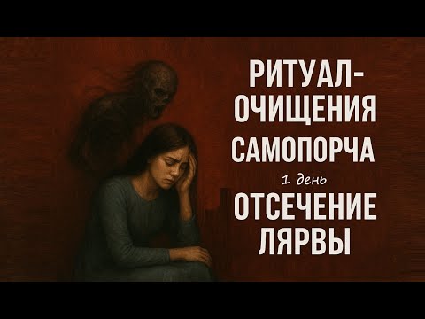 Видео: РИТУАЛ-ОЧИЩЕНИЯ. САМОПОРЧА. ОТСЕЧЕНИЕ ЛЯРВЫ. 1 день. #РитуалОчищения #Самопорча #ОтсечениеЛярвы