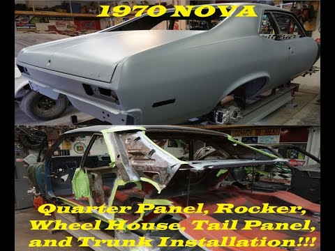 Видео: Реставрация панелей четверти, порогов, задней панели, колесных арок для Chevrolet Nova 1968–1972 ...