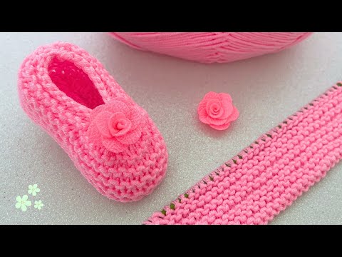 Видео: ОЧЕНЬ ЛЕГКАЯ ВЯЗАНИЕ ТУФЛИ