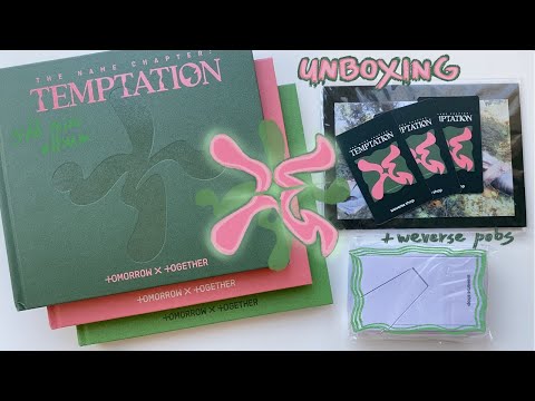 Видео: ✿ распаковка TXT the name chapter : TEMPTATION ✿ daydream ; nightmare ; farewell ver.