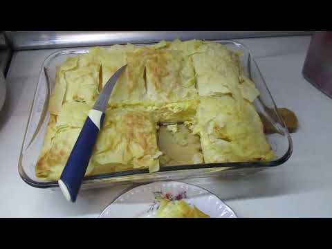 Видео: Простейший Рецепт Вкуснейшего Пирога с Теста Фило с Творожно Сырной Начинкой.
