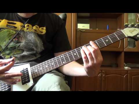 Видео: Простой риф №6 (РИФ на гитаре для начинающих)