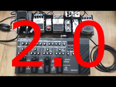 Видео: Педалборд для путешествия 2.0 + обзор ME-80 + что главное в звуке?