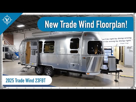 Видео: НОВЕЙШИЙ туристический прицеп от Airstream! | Airstream Trade Wind 23FB 2025 года