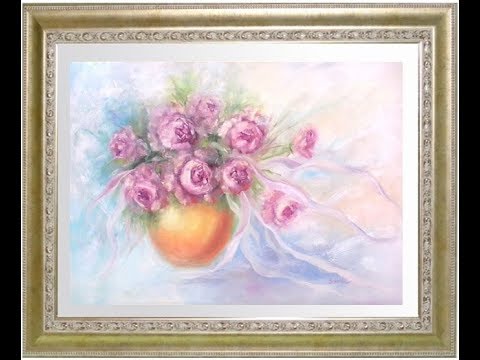 Видео: Как нарисовать букет с цветами маслом или акрилом