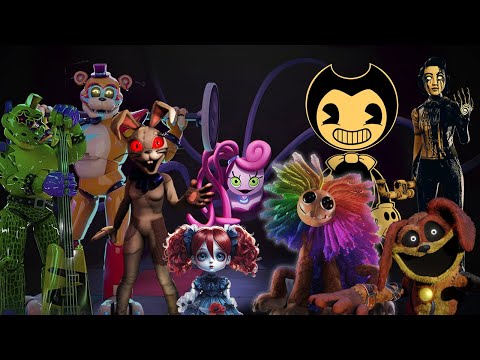 Видео: Все песни по КУЛЬТОВЫМ хоррор ИГРАМ! Poppy Playtime | FNAF | Bendy and the Ink Machine