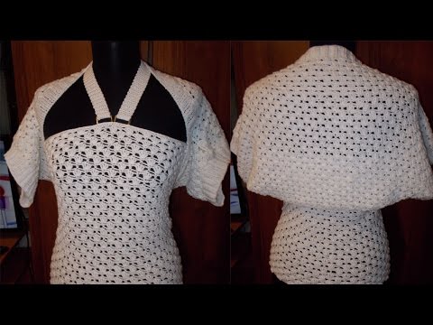 Видео: Вяжем болеро.