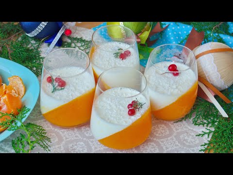 Видео: ШИКАРНЫЙ Новогодний Десерт «Мандарины Под Снегом»! Потрясающе Вкусный и Простой! Домашний Ресторан