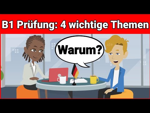 Видео: Устный экзамен по немецкому языку B1 | Планируем что-то вместе/диалог | 4 важные темы | говорить