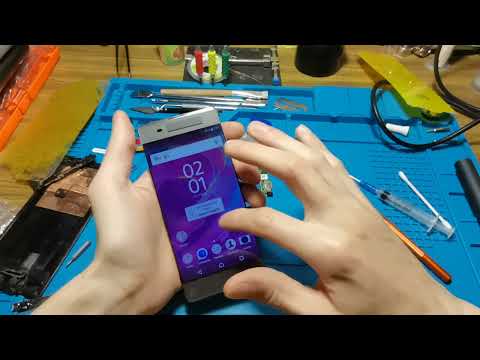 Видео: Замена дисплея Sony Experia XA (F3111)