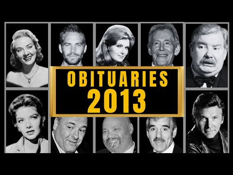 Видео: Знаменитости Голливуда, которых мы потеряли в 2013 году — Некролог 2013 года
