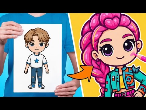 Видео: Рисуй, шути, повторяй — K-pop охотники на демонов с Сэмом и Сью! 🧩🎤
