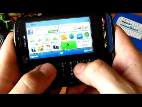 Видео: Обзор Nokia C6 Menu and camera [HD]