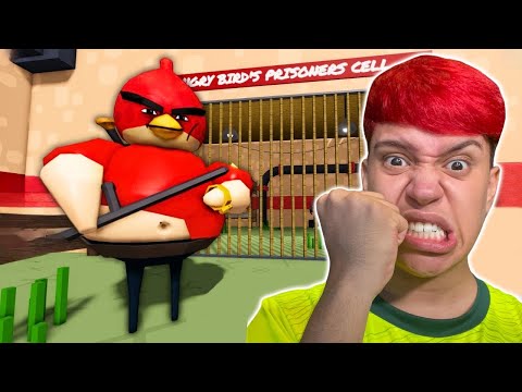 Видео: СБЕГИ ИЗ ТЮРЬМЫ Angry Birds В Roblox!! 🐦