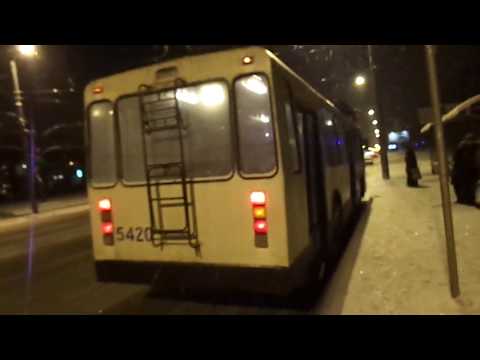 Видео: Троллейбус Санкт-Петербурга 4-11: БТЗ-5276-04 б.5420 по №38 (18.01.14)