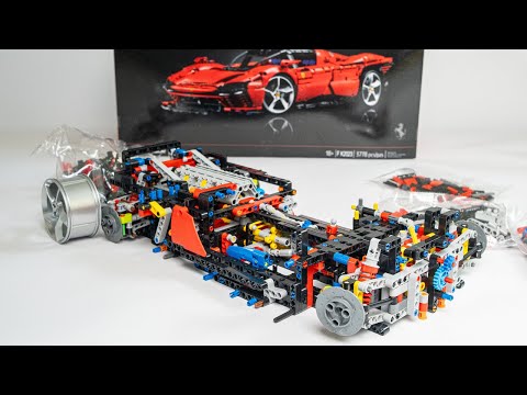 Видео: СБОРКА КИТАЙСКОЙ FERRARI DAYTONA SP3 c Вайлдберриз! / Часть 2 / Китайская копия LEGO Technic 42143!