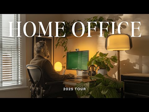 Видео: Уютная обстановка на рабочем столе и экскурсия по домашнему офису — 25/26