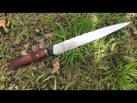 Видео: Выковать шотландский кортик из старого напильника