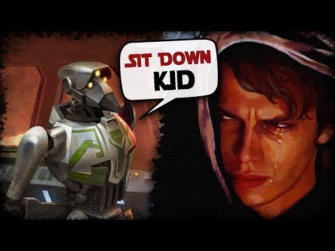 Видео: Серия дроидов-гигачадов, которые дали пощёчину Энакину — объяснение супертактического дроида