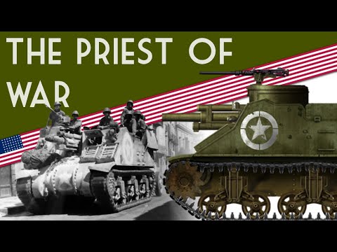 Видео: Боевое крещение | 105-мм самоходная гаубица M7 «Priest»