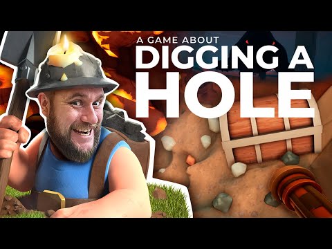 Видео: Вот так встреча! ФИНАЛ // A GAME ABOUT DIGGING A HOLE #4