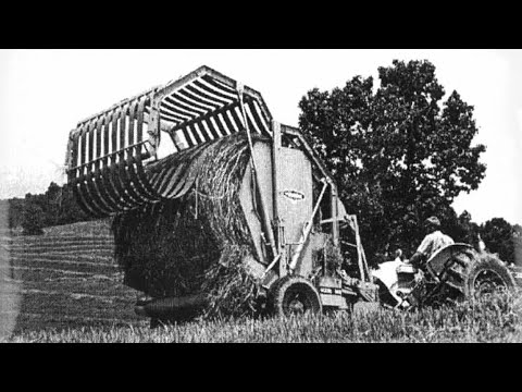 Видео: Большие рулонные пресс-подборщики.  Фильм из серии "История сельхозтехники".