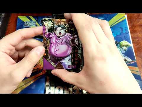 Видео: Распаковка коллекционных карточек HUNTER X HUNTER - экзамен на Хантера/день 2