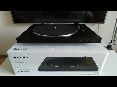 Видео: Распаковка,настройка, обзор современного винилового проигрывателя Sony PS LX310BT
