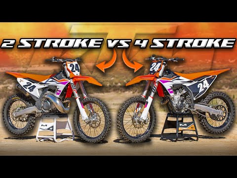 Видео: Двухтактный против четырёхтактного! KTM 250SX или 250SX-F 2024 года? — Новости о велоспорте