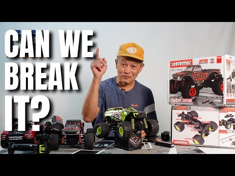 Видео: Мини-монстры Аррмы! Гром Квейк и Горгон: полный обзор + видеозапись бега