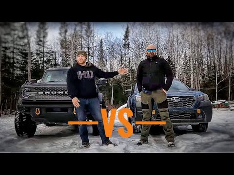 Видео: SUBARU OUTBACK В СНЕГУ - ВНЕДОРОЖЬЕ С FORD BRONCO - Subaru Outback Wilderness VS Ford Bronco