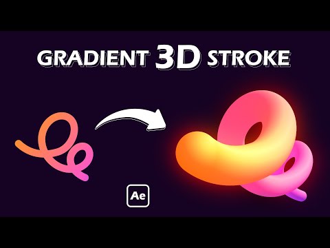 Видео: Увлекательная 3D-анимация штрихов в After Effects | Без плагина