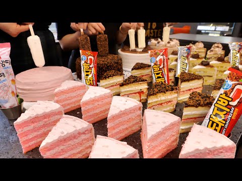 Видео: Как делают торт со вкусом мороженого | Корейский десерт