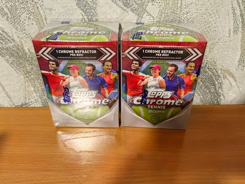 Видео: 2024 Topps Chrome Tennis 7 Pack Blaster Box 2 бластера