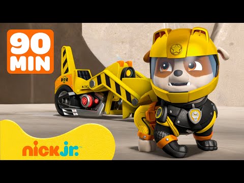 Видео: Щенячий патруль | Роковые спасения Руббла 🚒! 90 минут | Nick Jr. Cyrillic