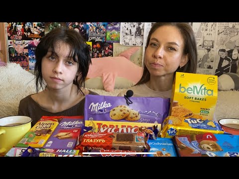Видео: СЛАДКИЙ МУКБАНГ🍫 СЛАДОСТИ MONDELEZ/ ШОКОЛАД / ПЕЧЕНЬЕ🍪MILKА/ TUC/ BARNI/ OREO/ ALPEN GOLD/ WISPА