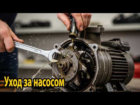 Видео: Обслуживание дренажного насоса: замена масла и уход за режущим механизмом