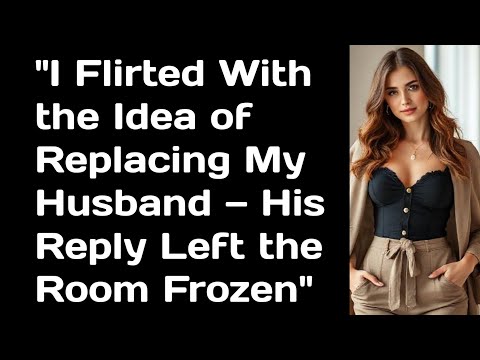 Видео: «Я заигрывала с идеей заменить мужа — его ответ заставил всех замереть» #предательство