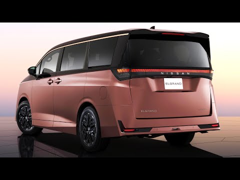 Видео: Совершенно новый Nissan Elgrand e-Power 2026 года — просторный и роскошный минивэн с интерьером и эк