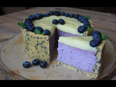 Видео: Чизкейк ЧЕРНИКА - ЛИМОН 🍋/ Blackberry cheesecake with lemon curd