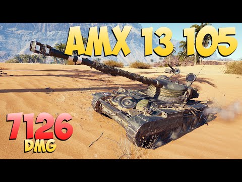 Видео: AMX 13 105 - 8 Kills 7.1K DMG - Спортсмен! - Мир Танков