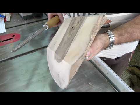 Видео: Чаша-Ладья из Грецкого Ореха. Токарка