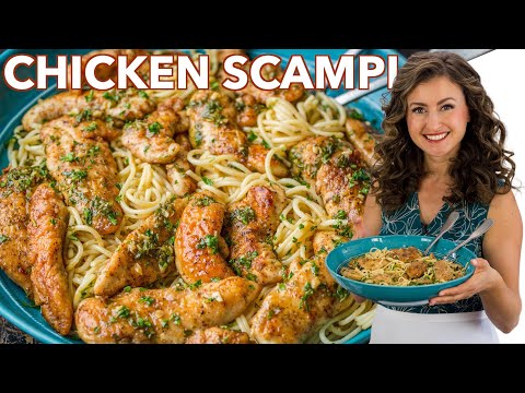 Видео: Легкий рецепт SCAMPI с курицей