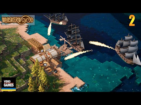 Видео: До острова прийшли пірати 😥 | Whiskerwood | UA | #1