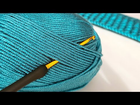 Видео: Вау! Кто бы поверил, что у этого узора всего два ряда? крючком