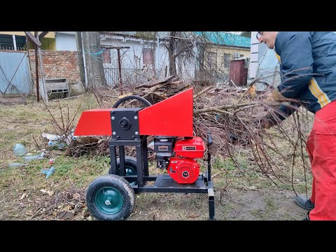 Видео: Випробування нового подрібнювача гілок