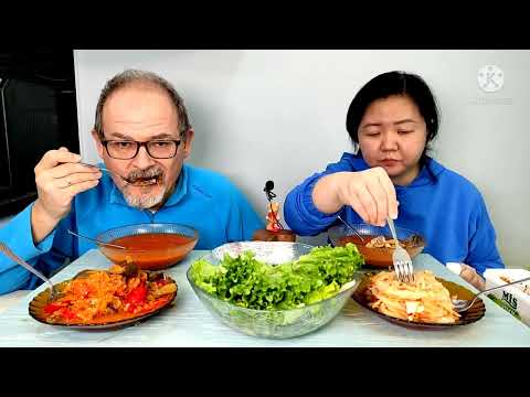 Видео: Мукбанг КИМЧИ ТИГЕ с КИМЧИ и САЛАТОМ из БАКЛАЖАН